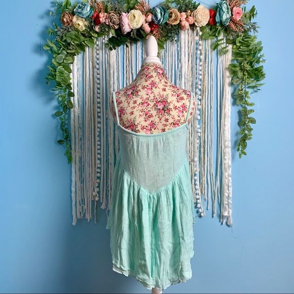 Jen’s Pirate Booty Petal Tunic Tank Mint M/L - Picture 5 of 8